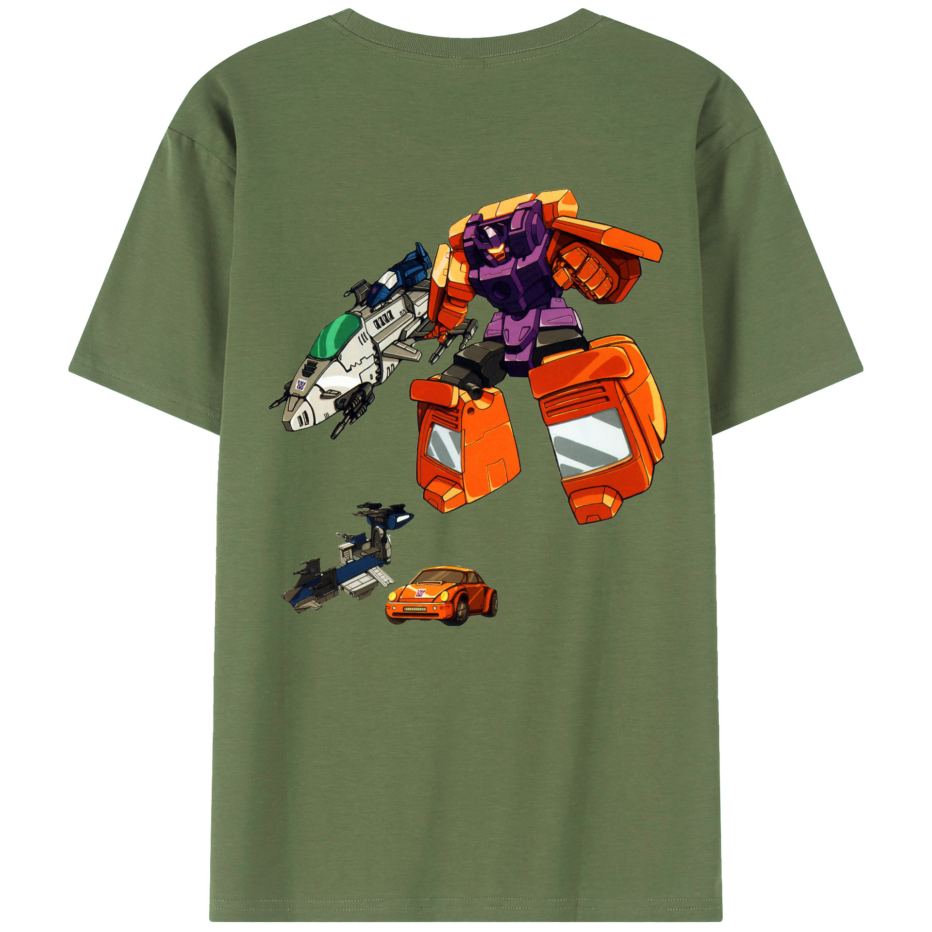 （画像用）  綿100％ メンズ半袖Tシャツ（バックプリント） 通気性